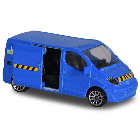 Set Majorette Big Airport Blue Sky cu 12 piese