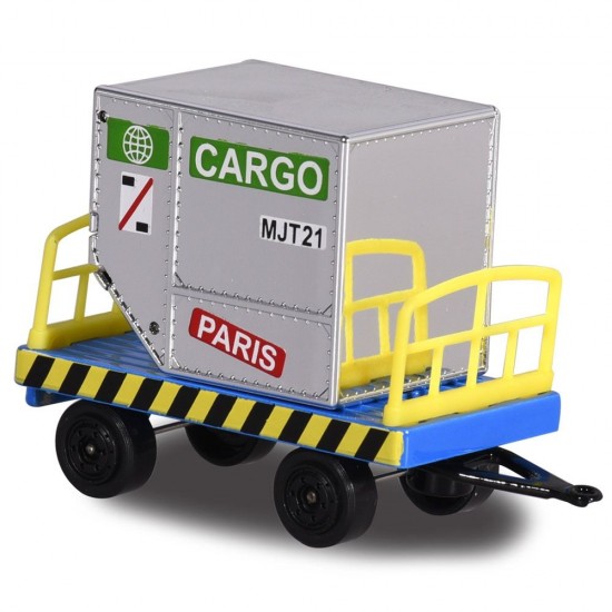 Set Majorette Big Airport Blue Sky cu 12 piese