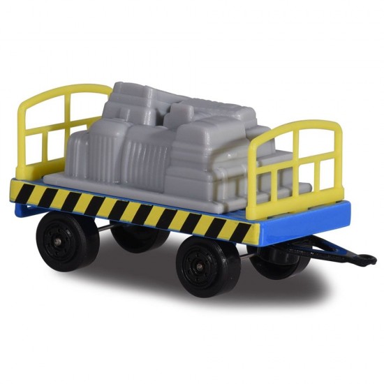 Set Majorette Big Airport Blue Sky cu 12 piese