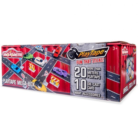 Set Majorette Mega box 10 masinute si accesorii