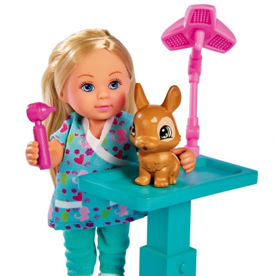 Set Simba Evi Love Doctor Evi Clinic papusa 12 cm cu accesorii