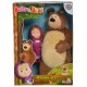 Set Simba Masha and The Bear papusa Masha 12 cm si ursulet de plus 25 cm