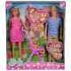 Set Simba papusi Steffi Love Happy Family cu 3 papusi, carucior si accesorii