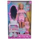 Set Simba Steffi Love Bedtime cu papusa 29 cm, papusa 12 cm si accesorii