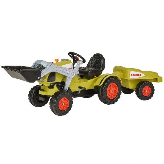Tractor copii cu pedale si remorca Big Claas Celtis Loader