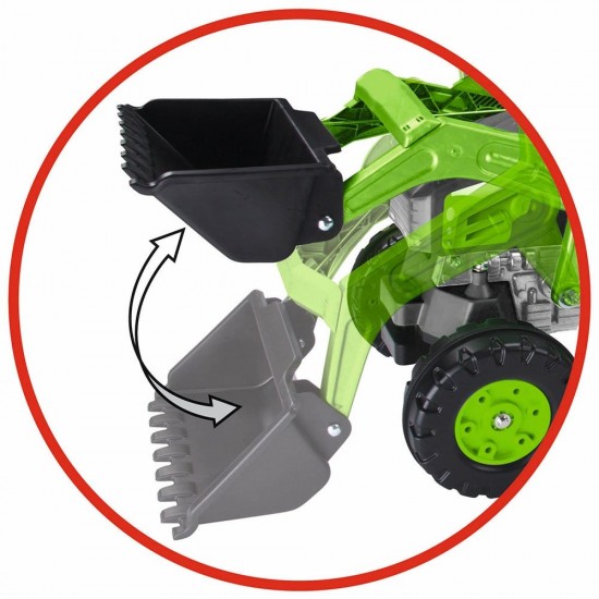 Tractor copii cu pedale si remorca Big Jim Loader