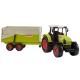 Tractor Dickie Toys Claas Ares cu remorca 57 cm