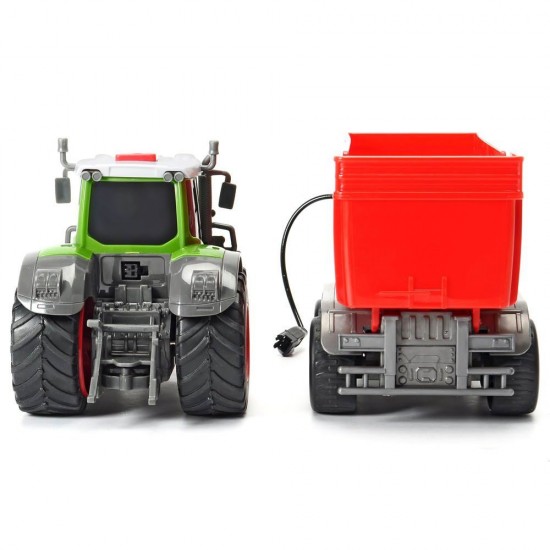 Tractor Dickie Toys Fendt 939 Vario cu remorca