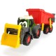 Tractor Dickie Toys Happy Farm cu remorca