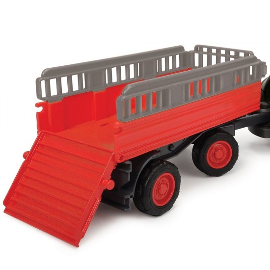 Tractor Animal Trailer cu remorca si figurina cal Dickie Toys Happy Ferguson