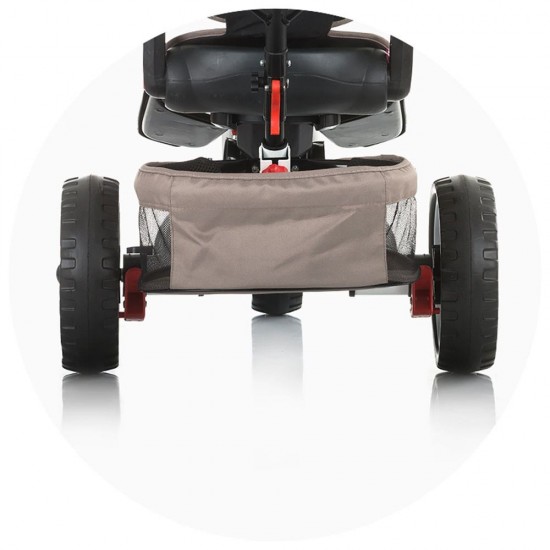 Tricicleta cu copertina si sezut reversibil Chipolino Max Relax Truffle