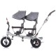 Tricicleta gemeni Chipolino 2Play Grey