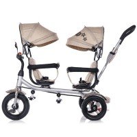 Tricicleta gemeni Chipolino 2Play Mocca