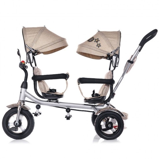Tricicleta gemeni Chipolino 2Play Mocca