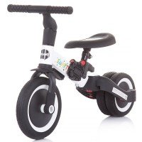 Tricicleta si bicicleta Chipolino Smarty 2 in 1 White