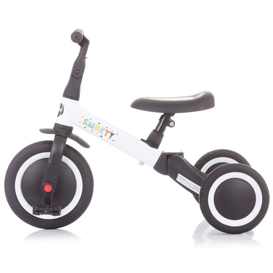 Tricicleta si bicicleta Chipolino Smarty 2 in 1 White