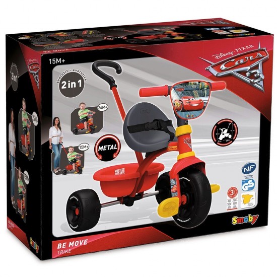 Tricicleta Smoby Be Fun Cars 3