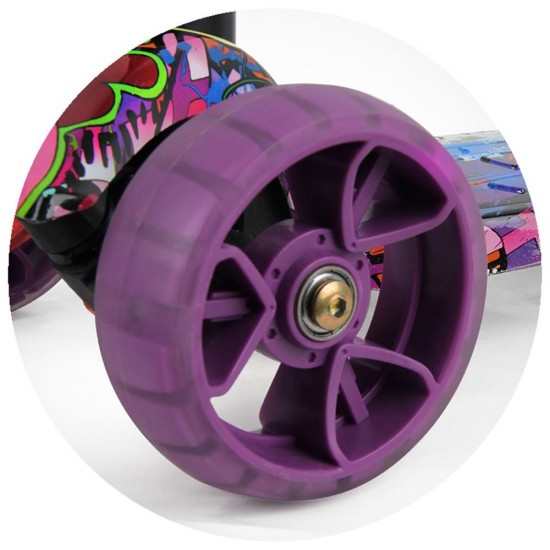 Trotineta Chipolino Croxer Evo Purple Grafitti