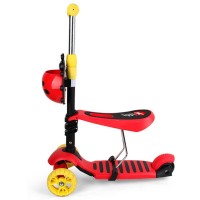 Trotineta Chipolino Kiddy Evo Red Black