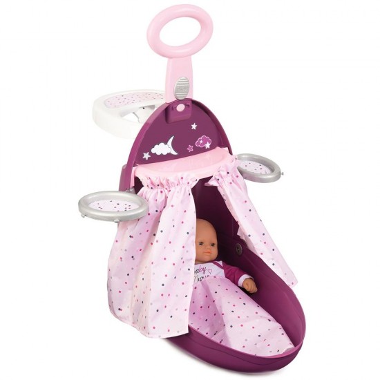 Valiza multifunctionala pentru papusi Smoby Baby Nurse 3 in 1