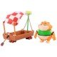 Figurina 44 de Pisici Meatball 8 cm cu barcuta