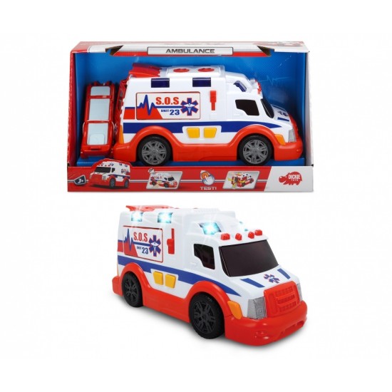Ambulanta cu functiuni Dickie Toys
