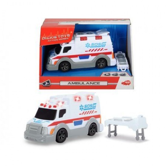 Ambulanta cu sunete si lumini Dickie Toys
