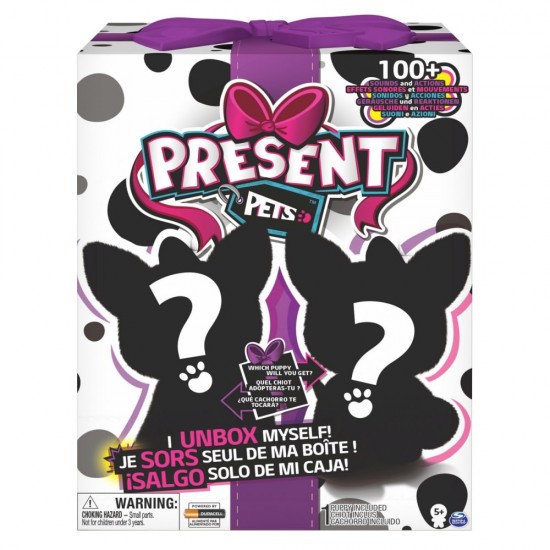 Jucarie interactiva cadou surpriza Glitter Pup