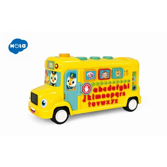 Autobuz scolar educativ cu sunete si lumini