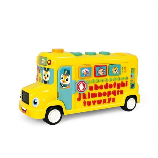 Autobuz scolar educativ cu sunete si lumini