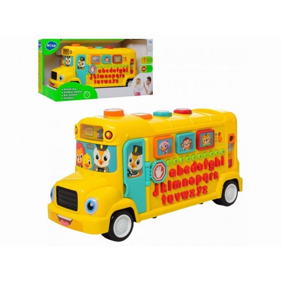 Autobuz scolar educativ cu sunete si lumini