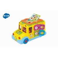 Autobuz scolar cu sunete si lumini Hola Toys