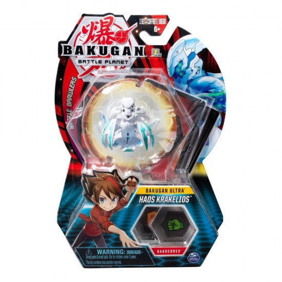 Set de joaca Bakugan bila Ultra Haos Krakelios White