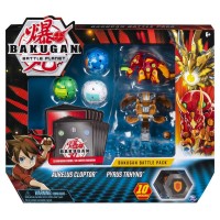 Set de lupta cu 5 bile Aurelus Cloptor si Pyrus Trhyno Bakugan