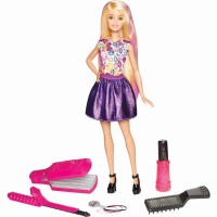 Papusa Barbie Fashionistas cu accesorii de machiaj