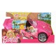 Masina decapotabila a papusii Barbie