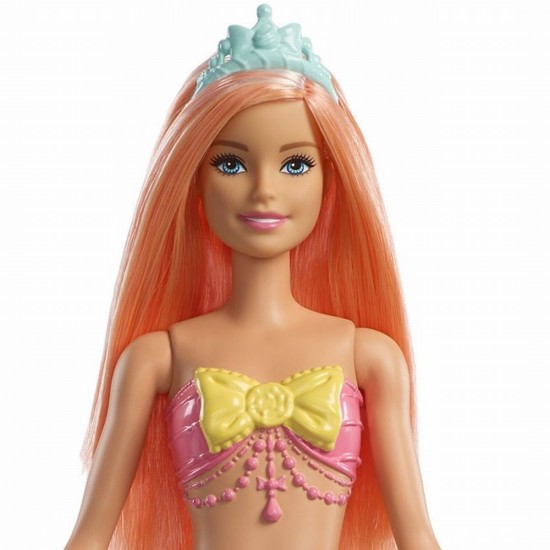 Papusa Barbie Dreamtopia Sirena cu parul roz