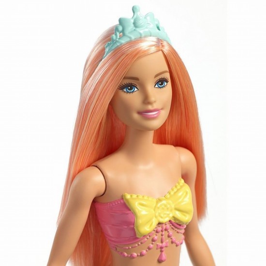 Papusa Barbie Dreamtopia Sirena cu parul roz