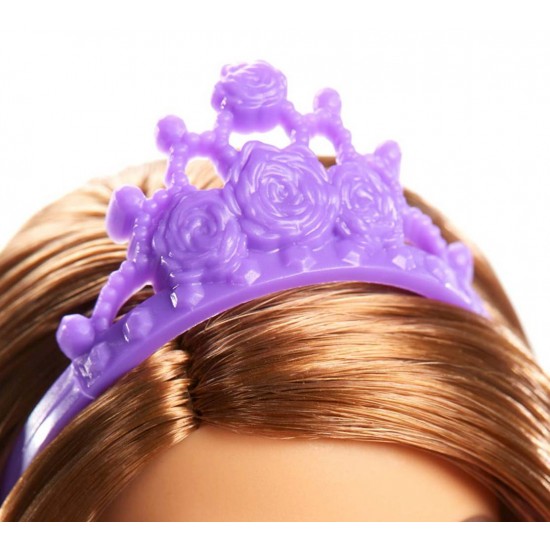 Papusa printesa Barbie cu rochita mov