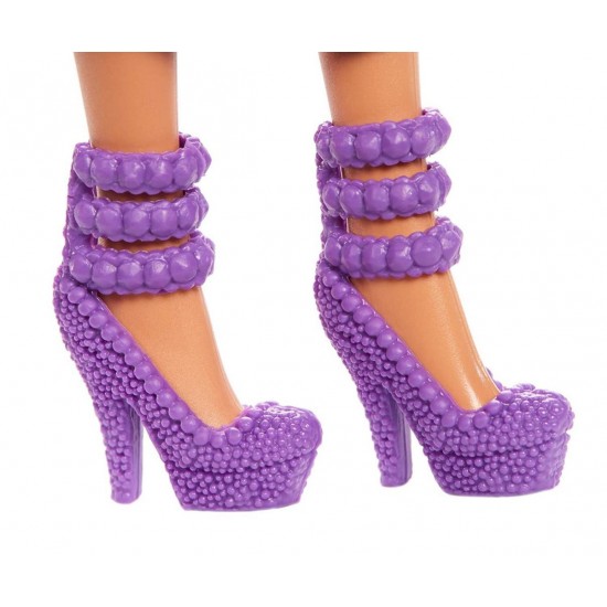 Papusa printesa Barbie cu rochita mov