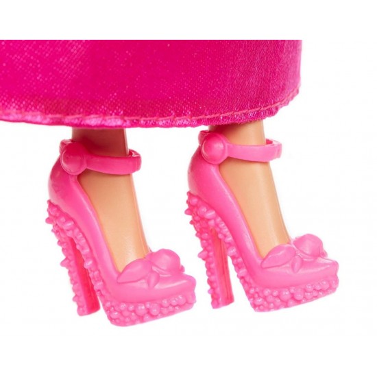 Papusa printesa Barbie cu rochita roz