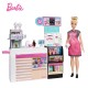 Set Cafeneaua Barbie cu papusa si 20 de accesorii