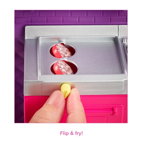 Set de joaca Barbie - Rulota cu mancare