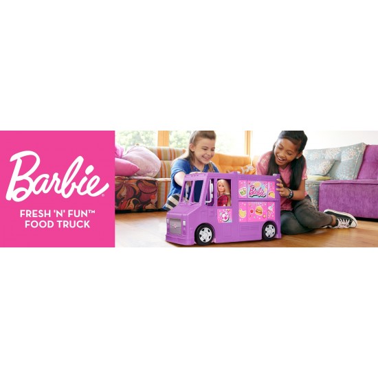 Set de joaca Barbie - Rulota cu mancare