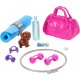 Set de joaca Barbie cu accesorii wellness la sala de sport