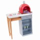 Set Barbie mobilier exterior cu cuptor pizza