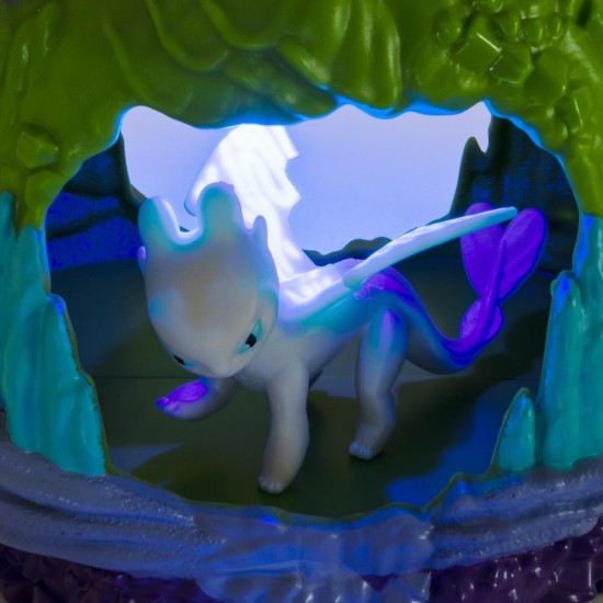 Figurina Dragon - Barlogul Dragonului Furia Alba