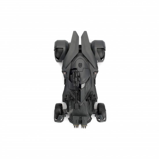 Masinuta de metal Justice League Batmobile cu figurina Batman