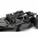 Masinuta de metal Justice League Batmobile cu figurina Batman