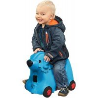 Troller cu roti catelus albastru Big